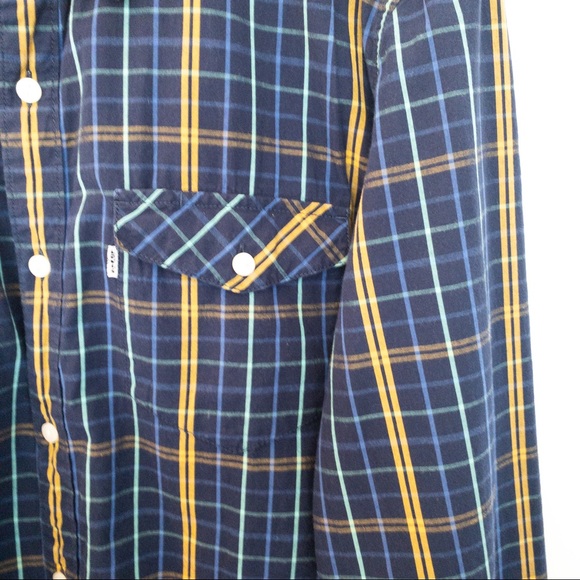 Levi’s Men Size XL Shirt Slim Fit Plaid - Picture 5 of 13